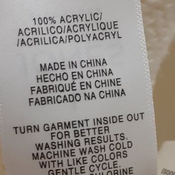 NWT, JONES New York, Acrylic "cuddler", Size Large - Picture 9 of 9